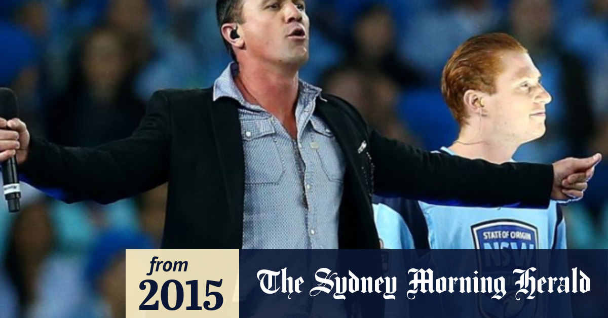 State of Origin 2015 Former Australian Idol Shannon Noll takes field for Origin entertainment